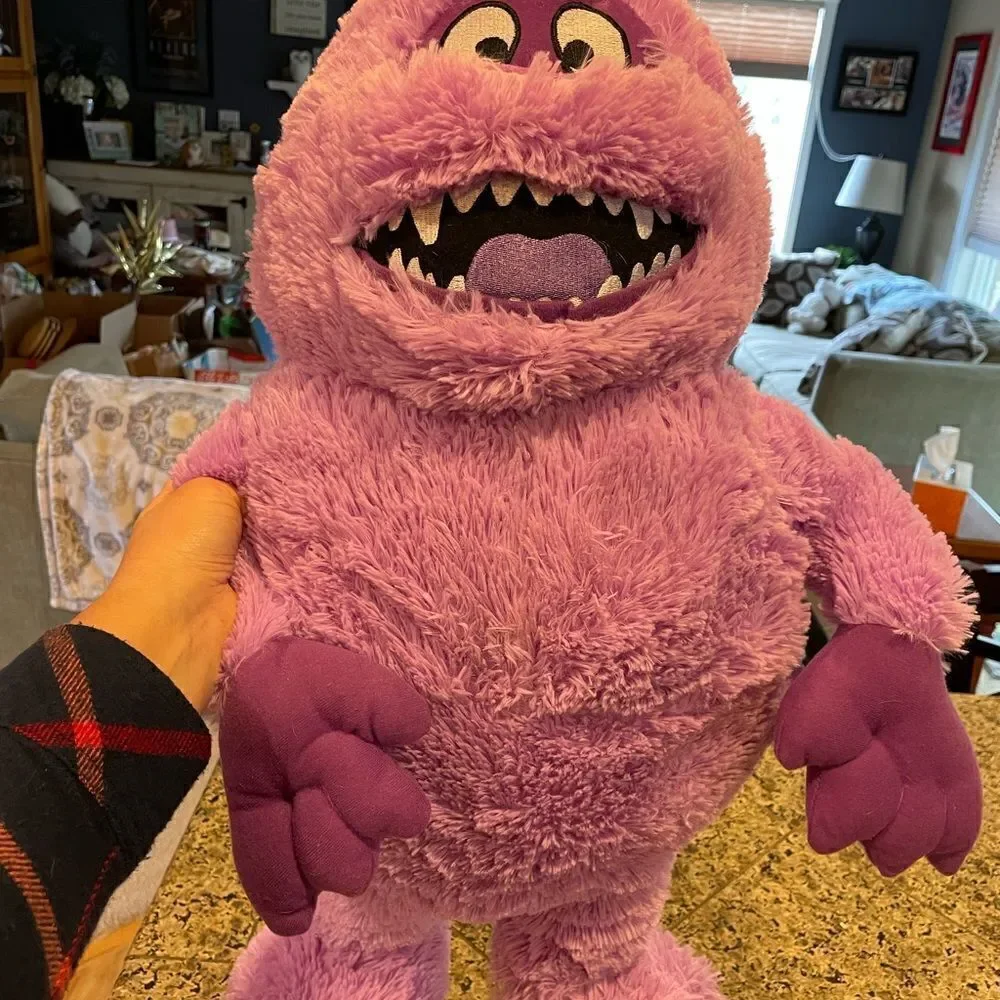 RARE Rudolph Purple Bumble Abdominal 26 inch Plush Stuffed Bumble!!